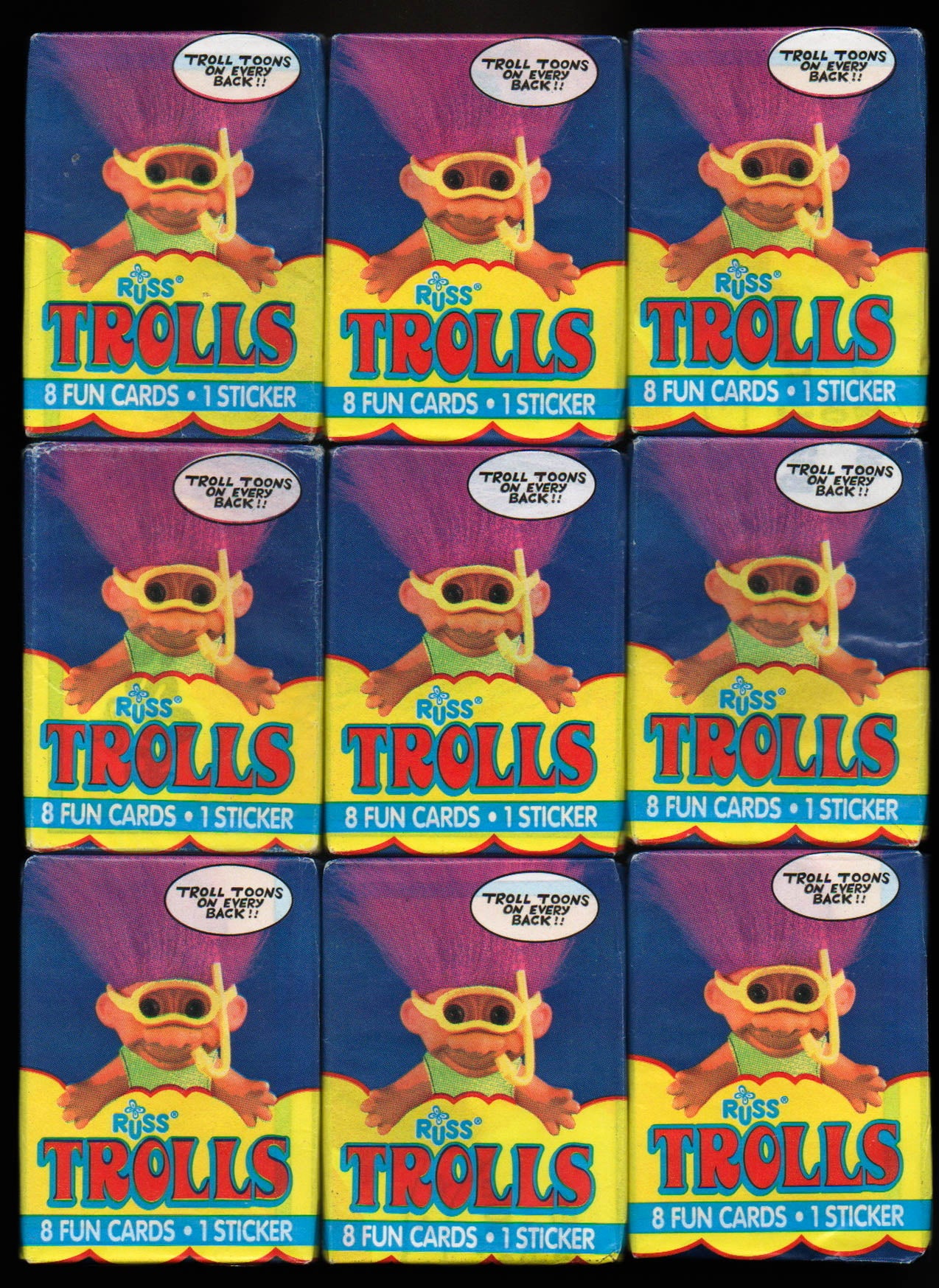 Vintage Russ Trolls Trading Cards