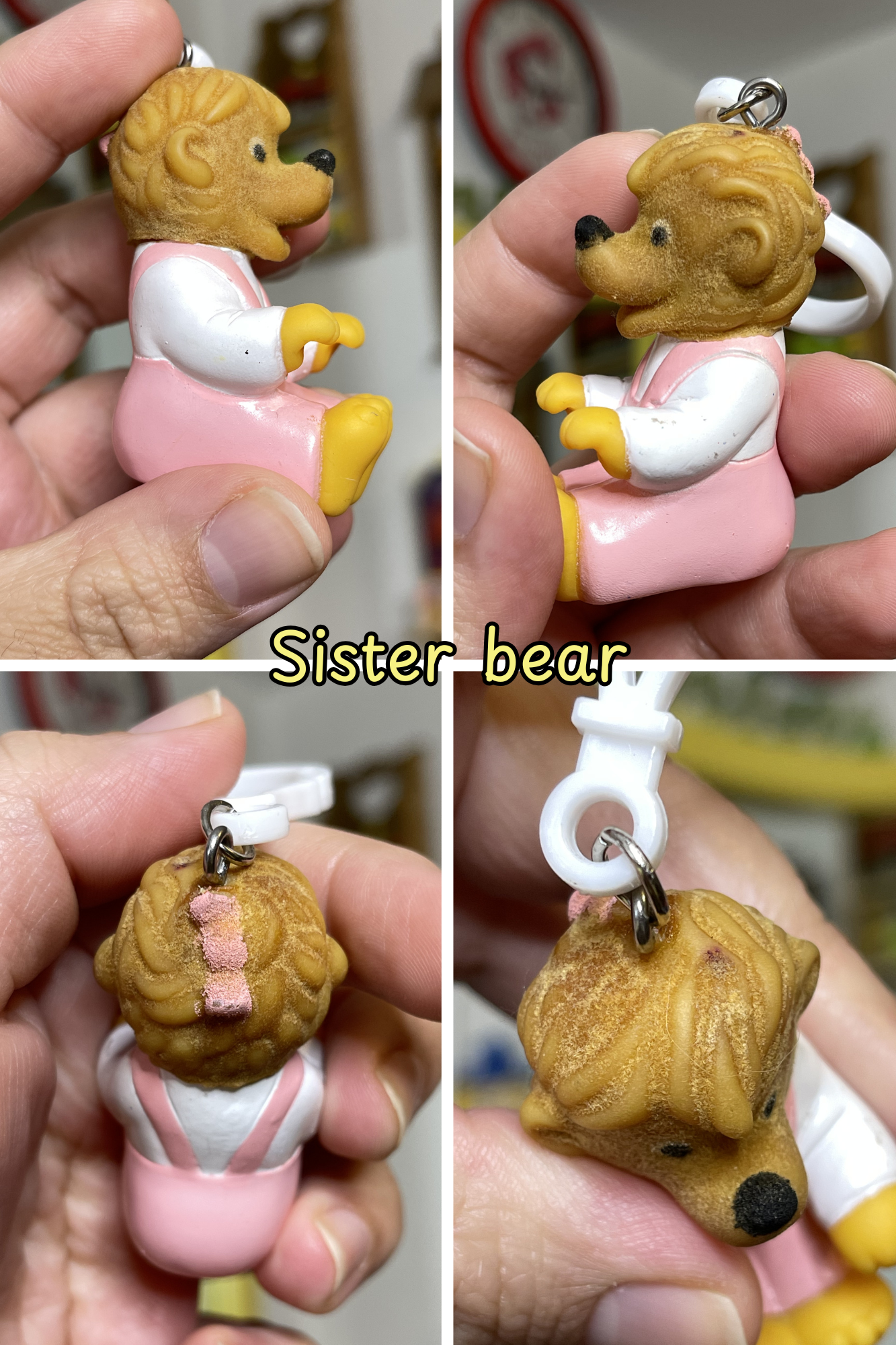 Vintage Upcycled Toy Keychains