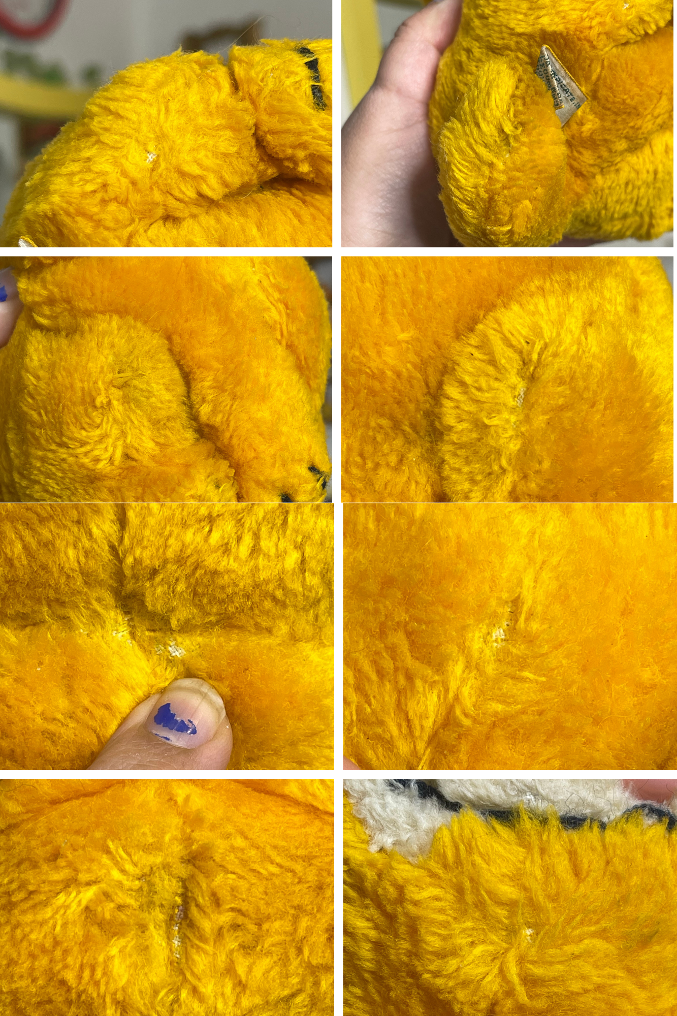 Vintage 80s Sitting Garfield Plush