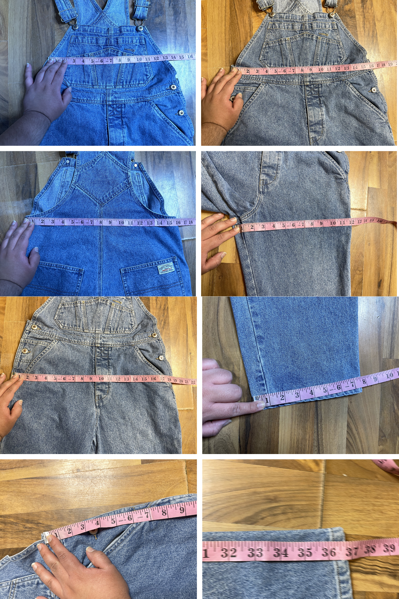 Vintage 90s Light Wash Gap Denim Overalls Sz M