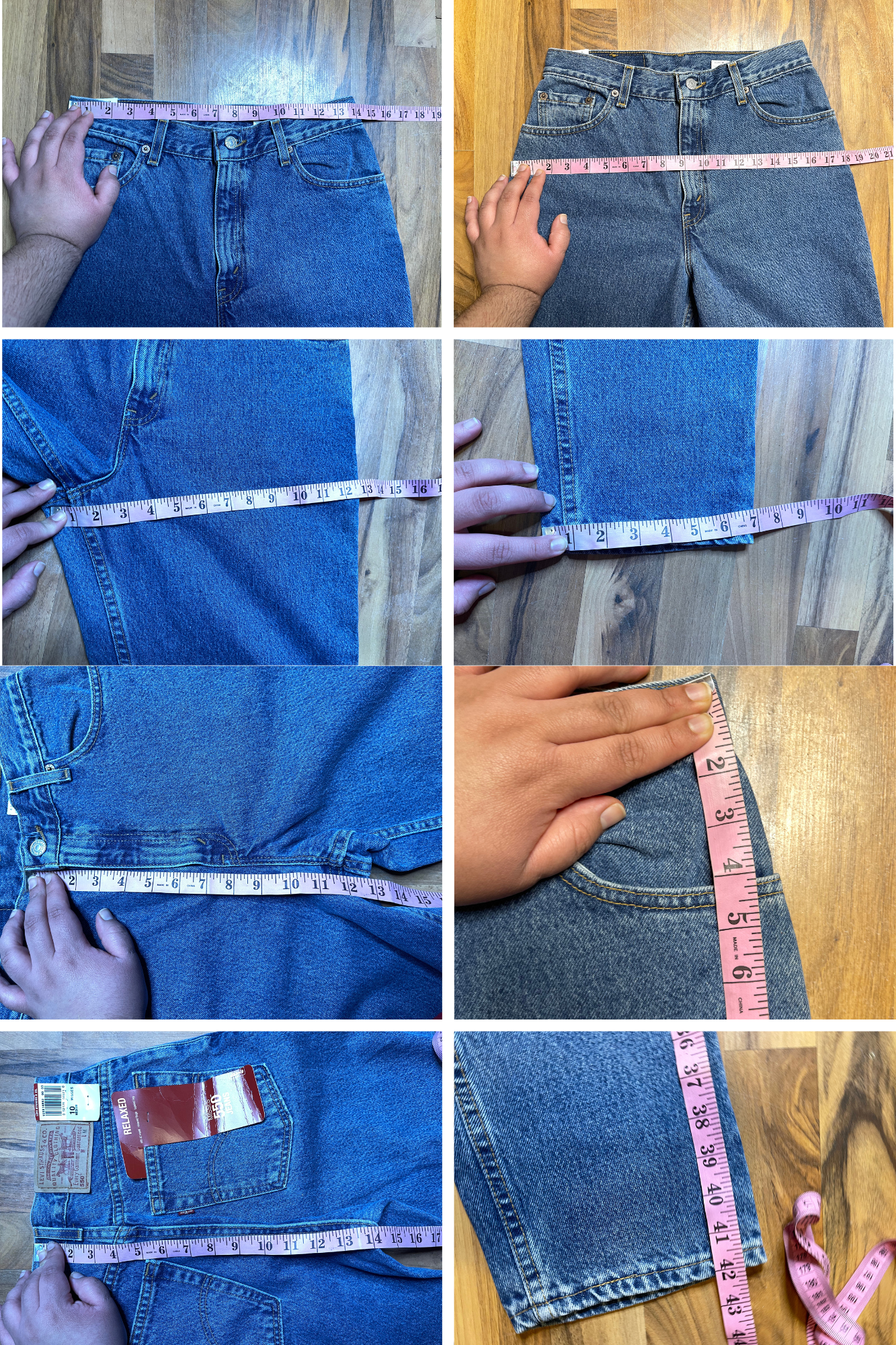 Vintage 2000s Deadstock Levi's 550 Mom Jeans Sz 10 28in