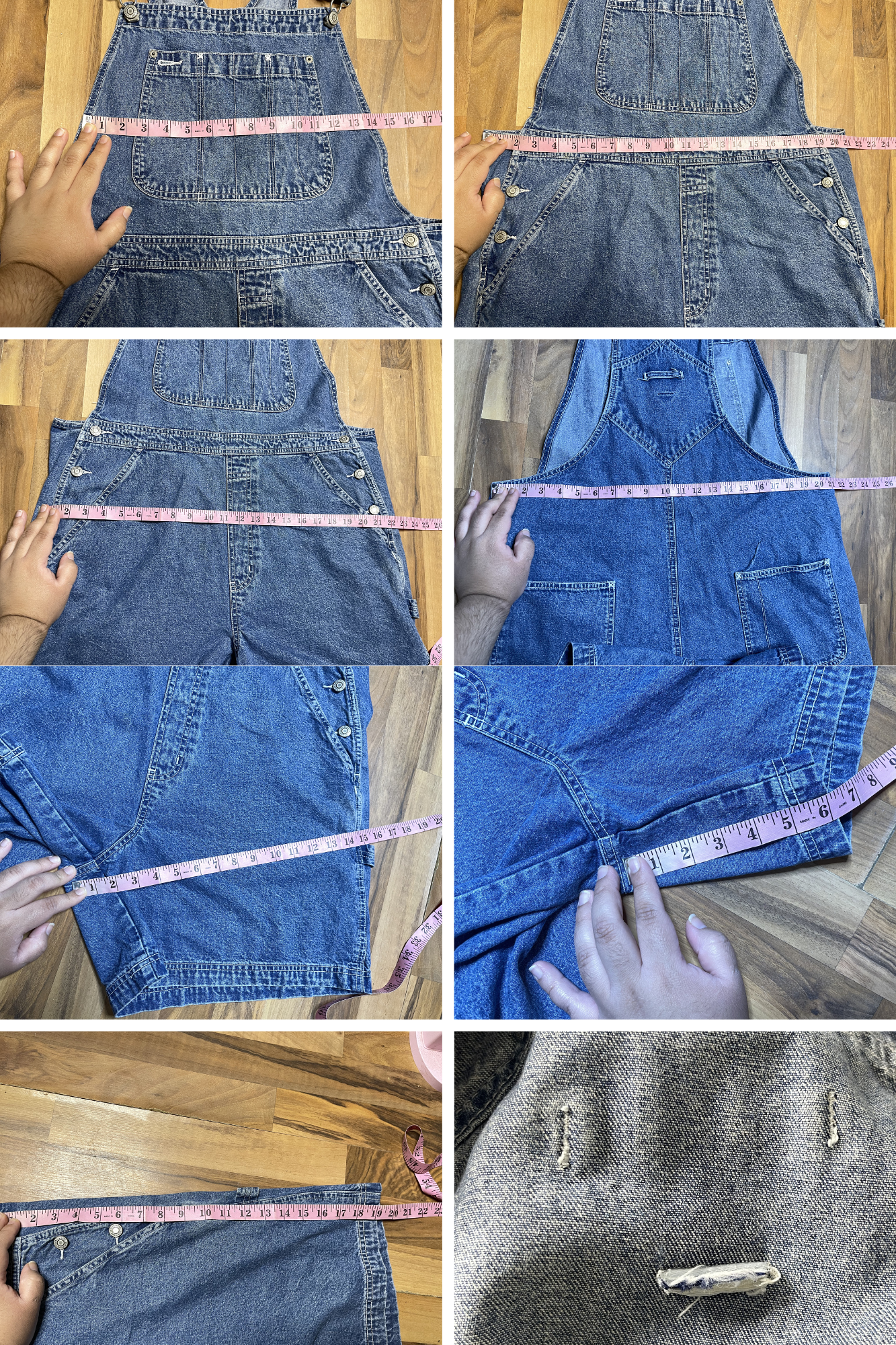 Vintage 2000s Medium Wash Gap Denim Overalls Sz XXL
