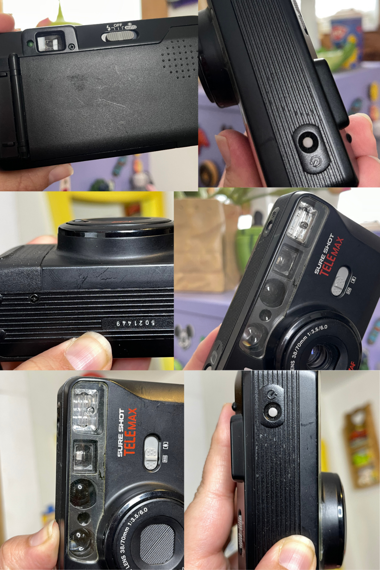 Canon Sure Shot Tele Max 35mm Film Camera