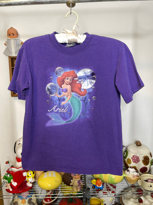 2000s Ariel The Little Mermaid Kids Graphic Tee Sz M