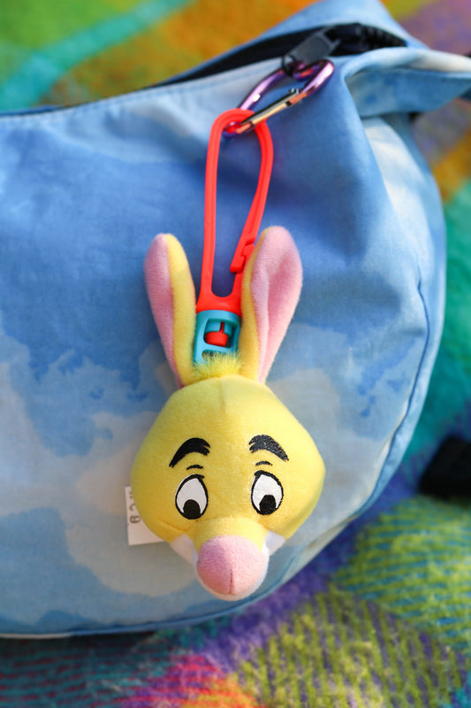 90s Rabbit Plush Keychain