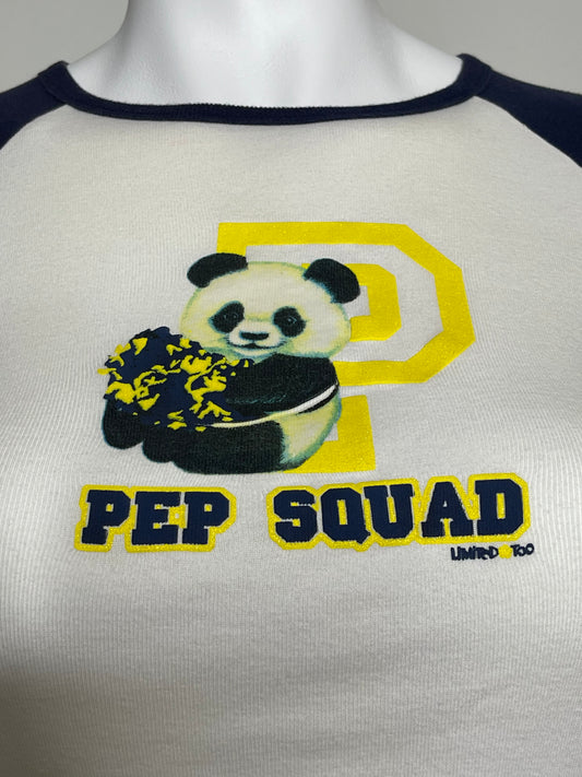 2000s Limited Too Pep Squad Raglan Tee Sz XL