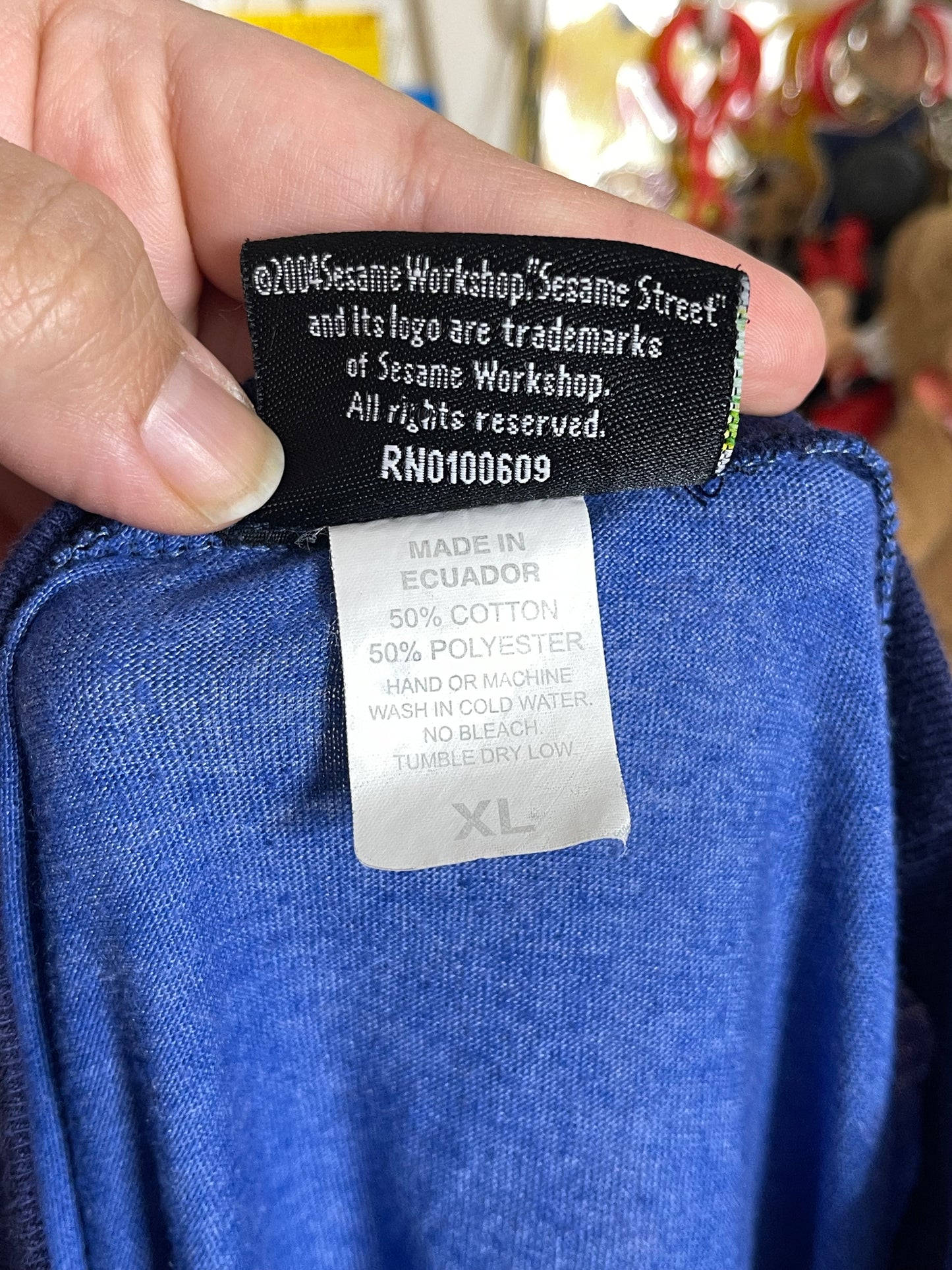 2000s Elmo Ticklish Ringer Baby Tee Sz L/XL