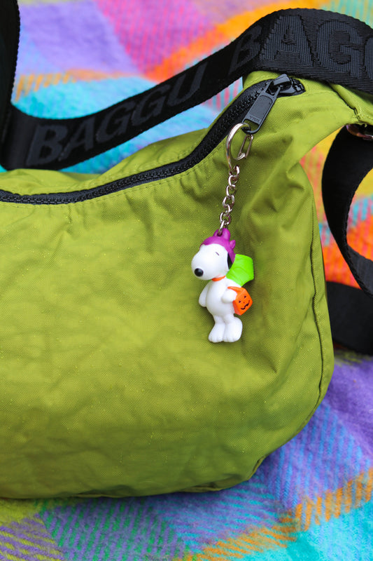 Vintage Snoopy Bat Keychain