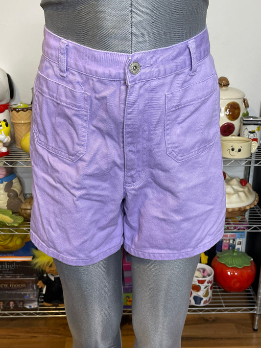 Vintage Lilac Purple Shorts Sz 12 31in