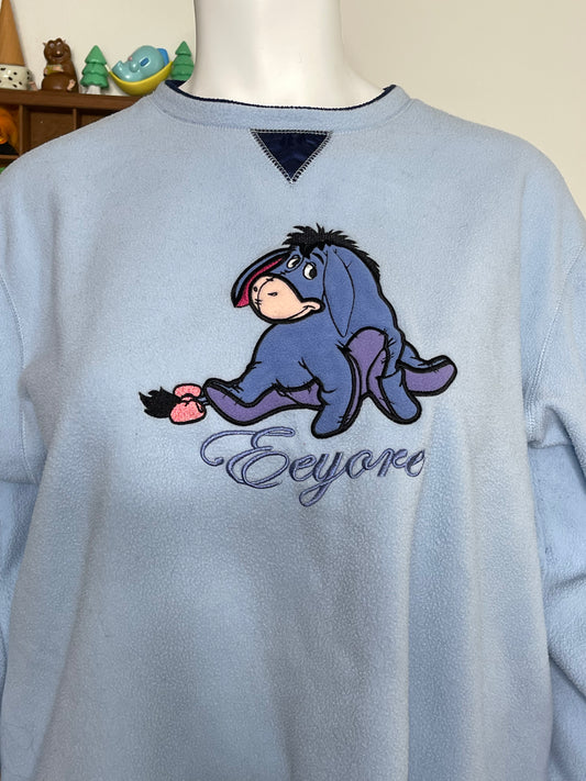 2000s Eeyore fleece oversized sweater sz 22w/24w