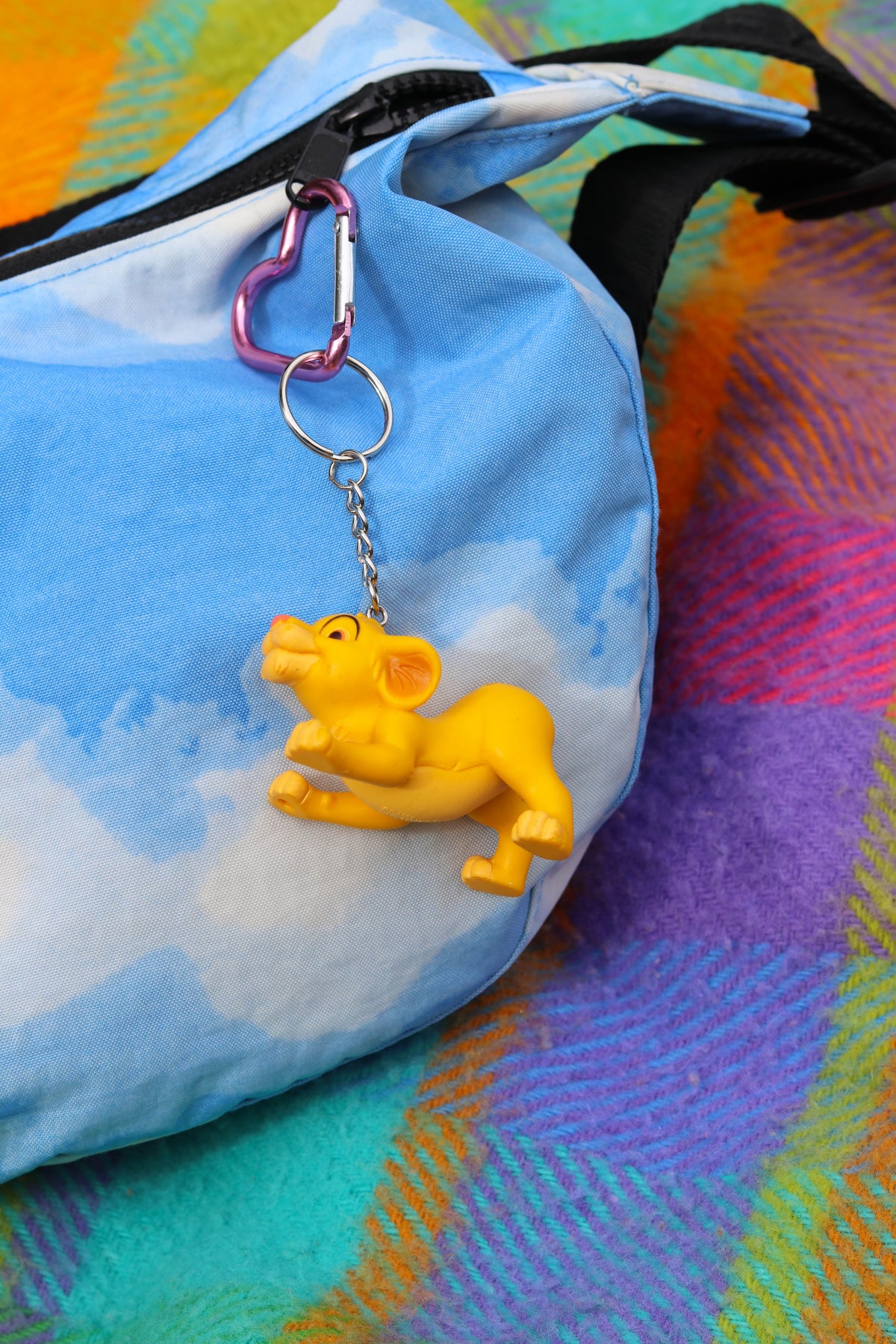 Vintage Upcyled Cartoon Keychains #12