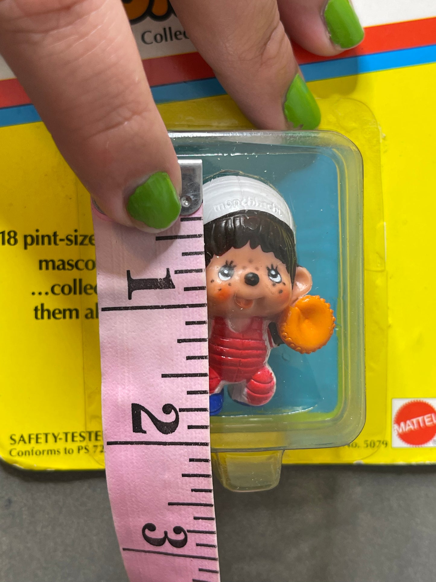 Vintage 80s Deadstock Monchhichi Collectible Trinket (Short Stop A)