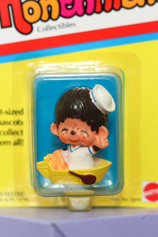 Vintage 80s Deadstock Monchhichi Collectible Trinket (Matey)