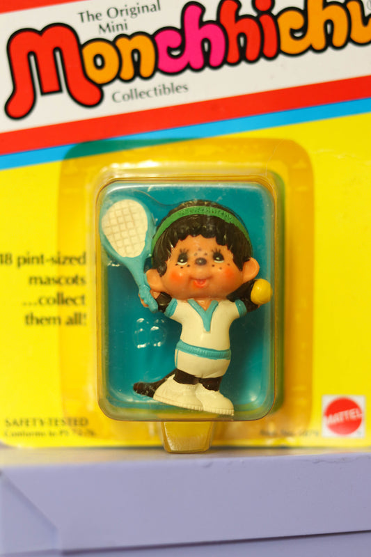 Vintage 80s Deadstock Monchhichi Collectible Trinket (Ace)