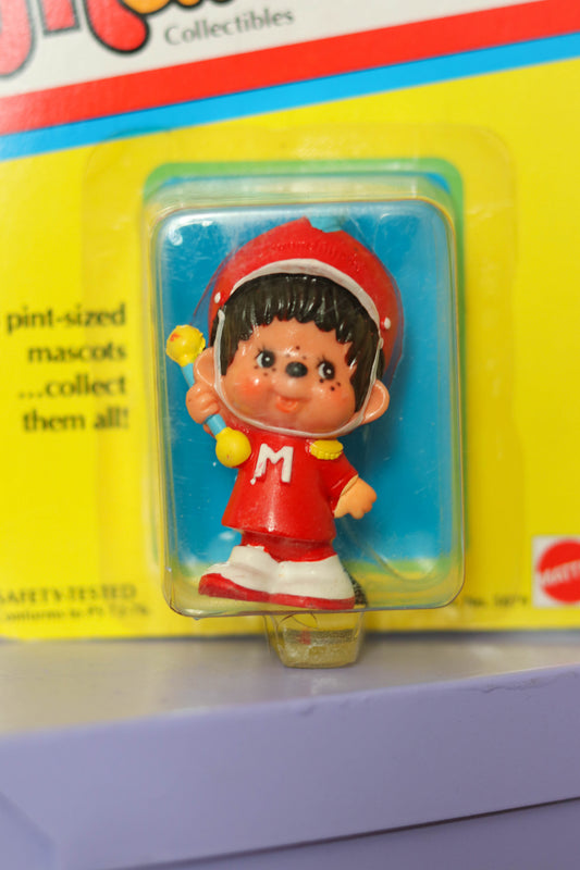 Vintage 80s Deadstock Monchhichi Collectible Trinket (Bandmaster)