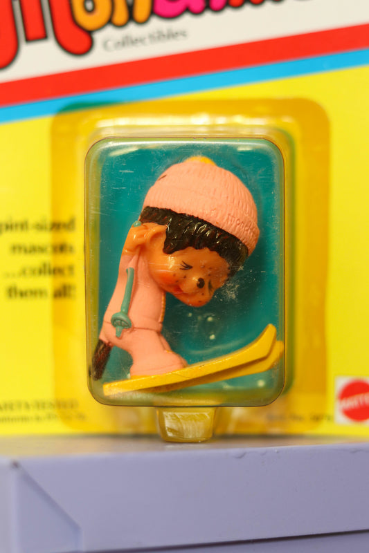 Vintage 80s Deadstock Monchhichi Collectible Trinket (Snow Plow)