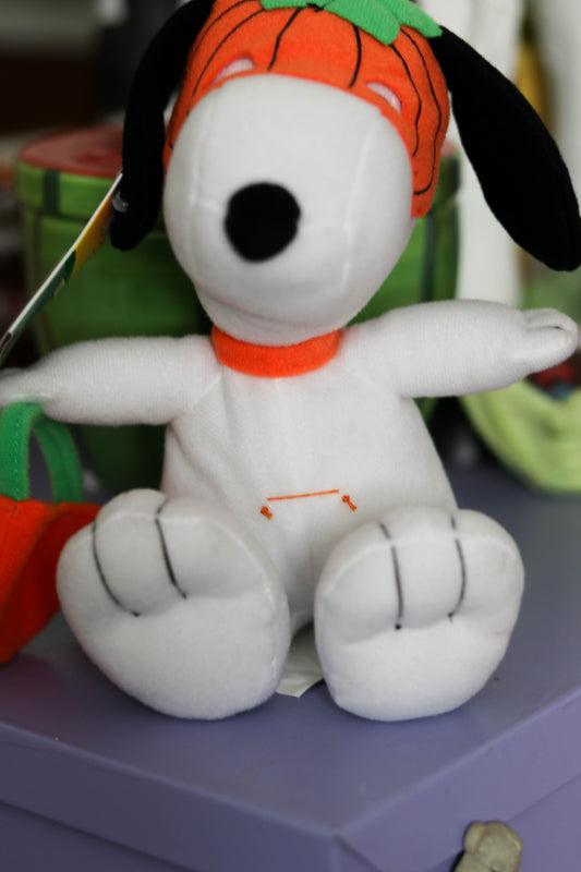 2000s Masked Trick Or Treat Snoopy Halloween Mini Plush (A)