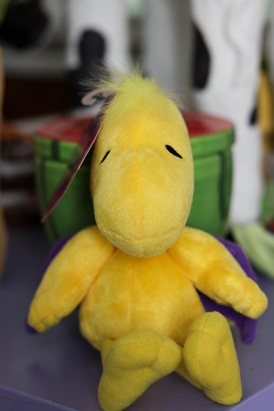 2000s Woodstock Purple Bat Wings Mini Plush