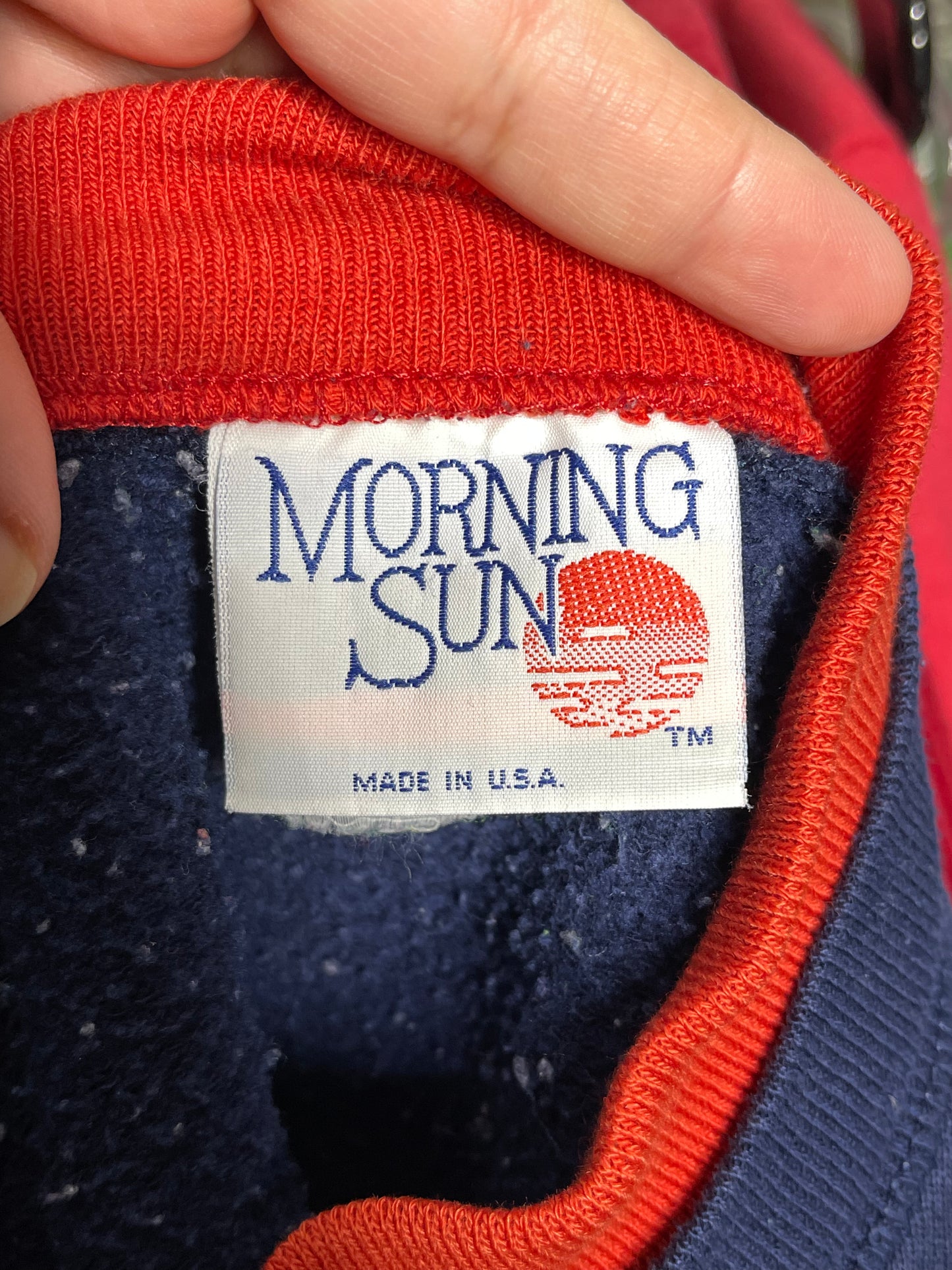 90s Winter Rose Emboridered Crewneck Sweater Sz L