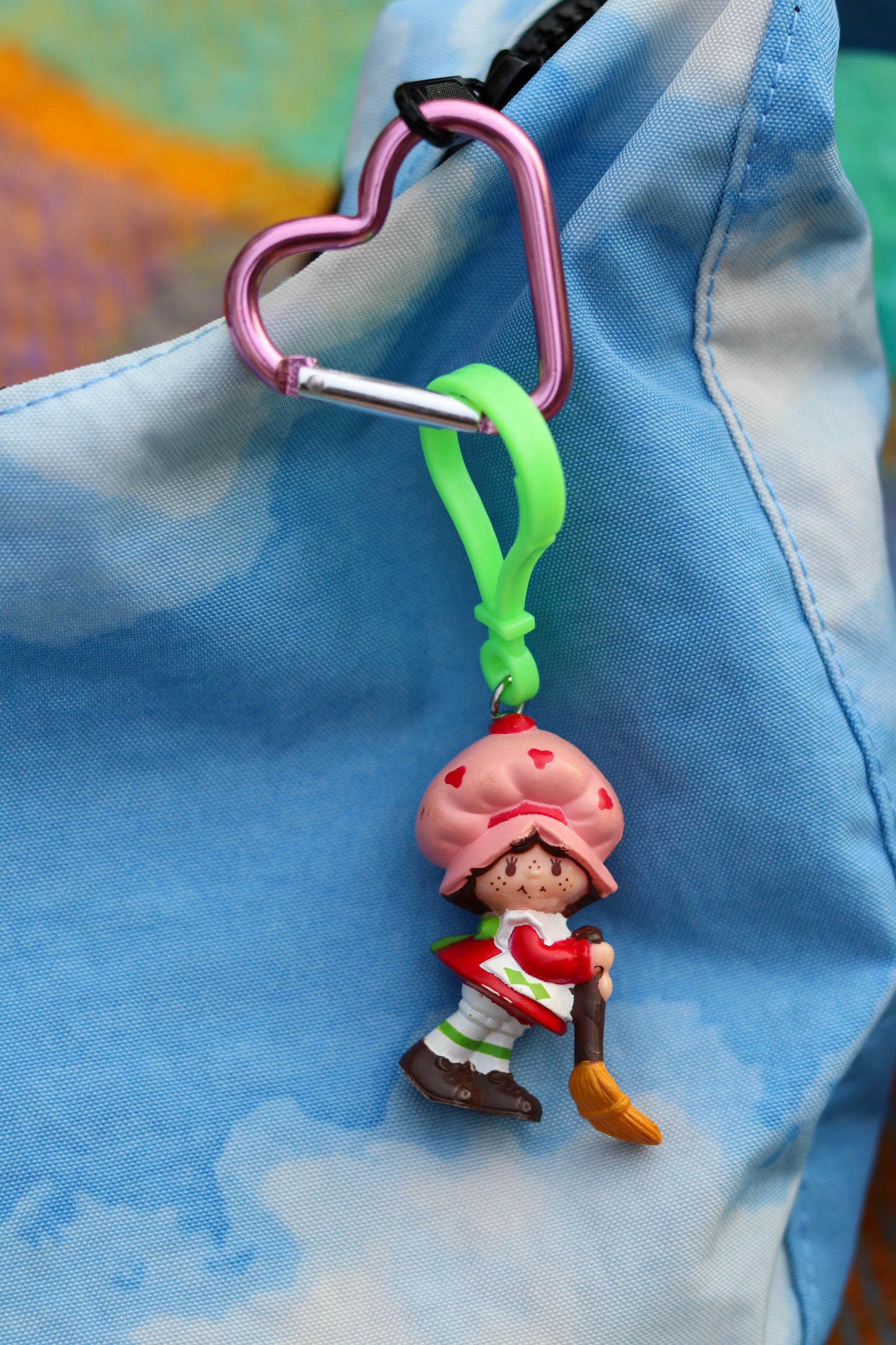 Vintage Upcycled Cartoon Toy Keychains #2