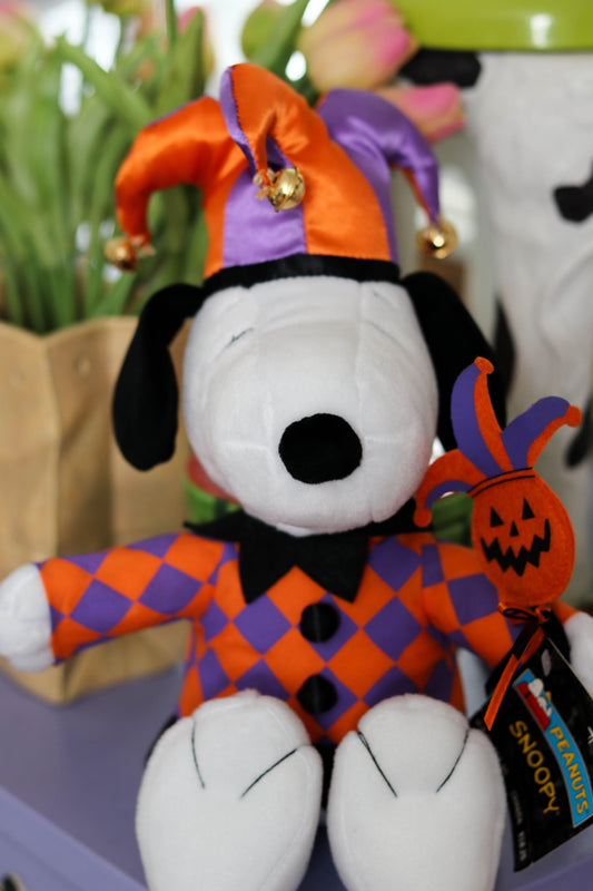 2000s Snoopy Hallmark Halloween Jester Plush