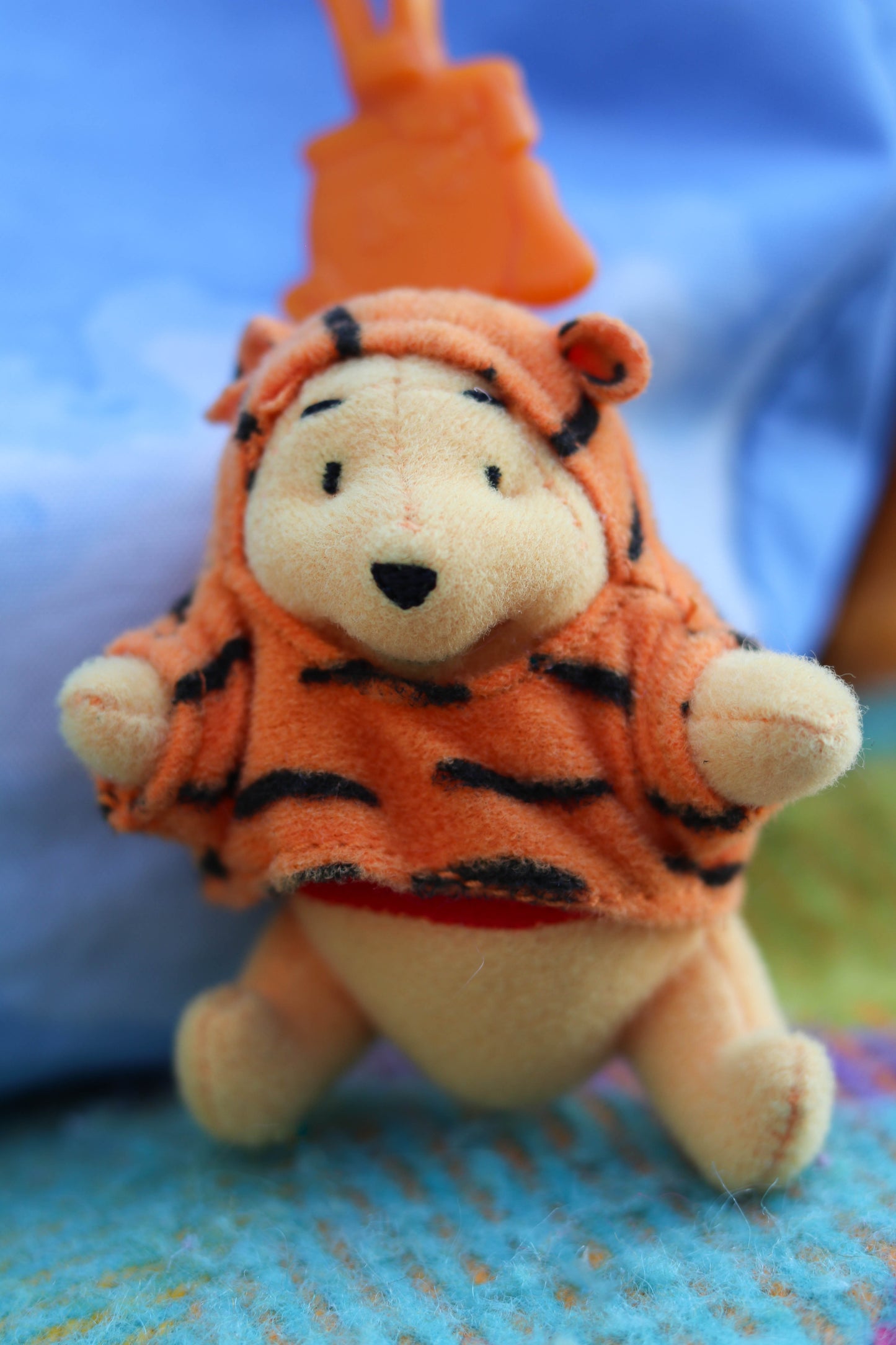 Vintage 2000s Pooh The Tigger Movie Plush Keychain
