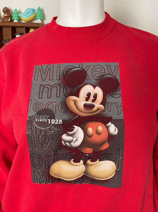 2000s Mickey Mouse crewneck sweater sz XL