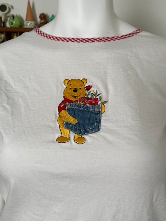 Vintage Winnie The Pooh Floral Tee sz L
