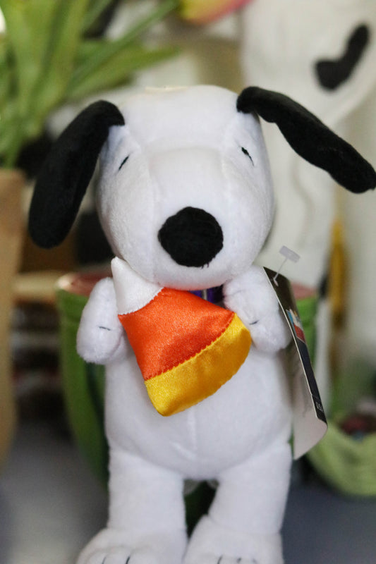2000s Snoopy Holding Candy Corn Mini Plush