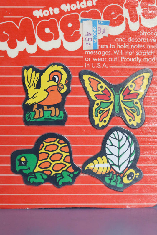 Vintage Deadstock Animal Magnets Note Holders (B)