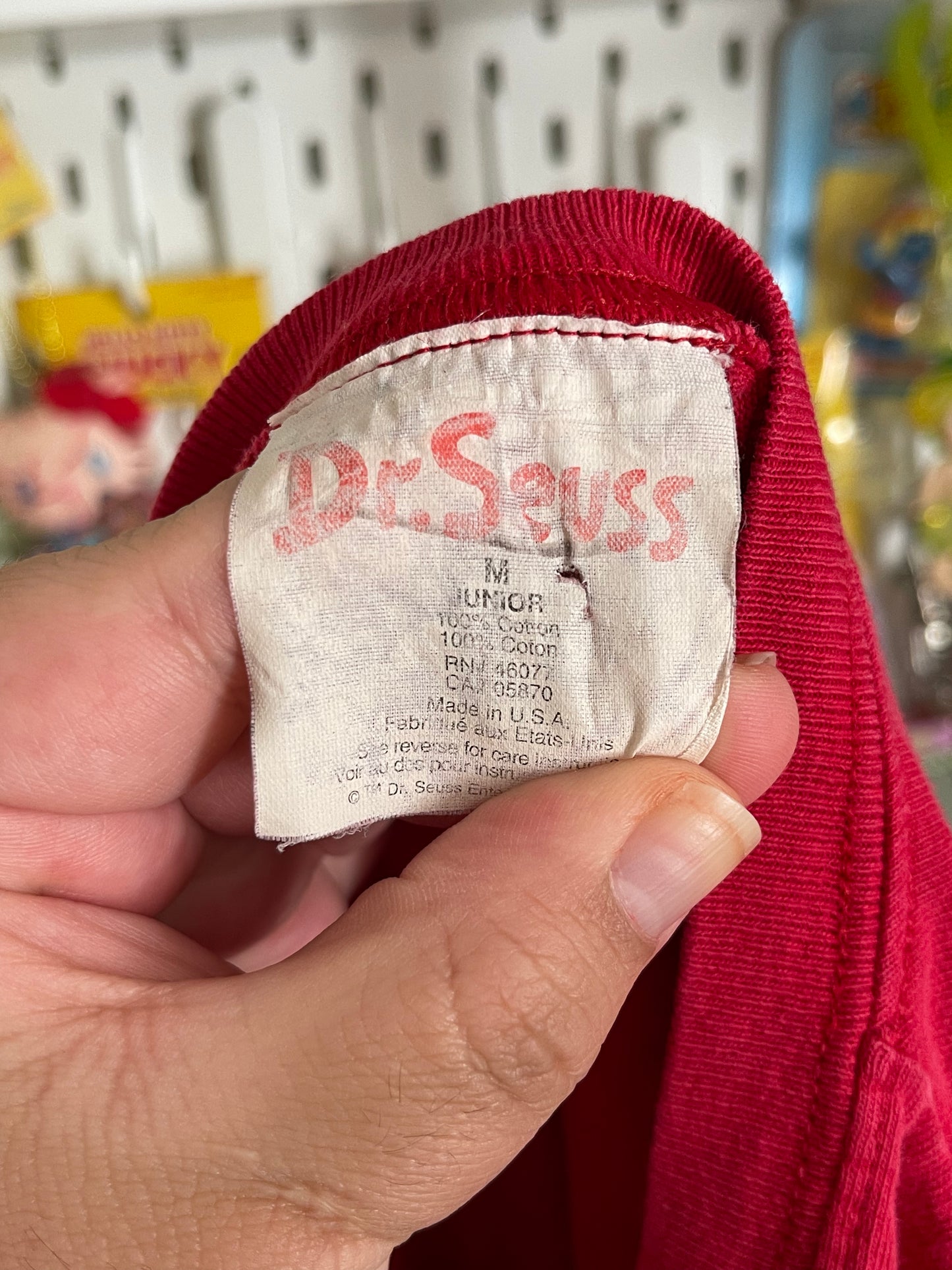 90s Dr. Seuss Green Eggs & Ham tee sz M