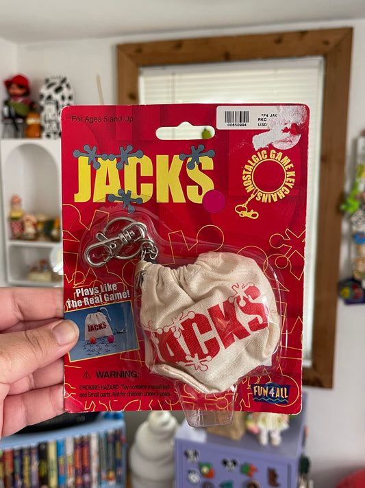 Nostalgic Jacks mini game keychain