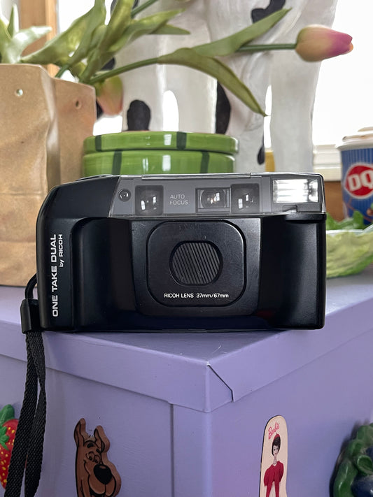 Ricoh One Take Dual 35mm Film Point & Shoot Camera