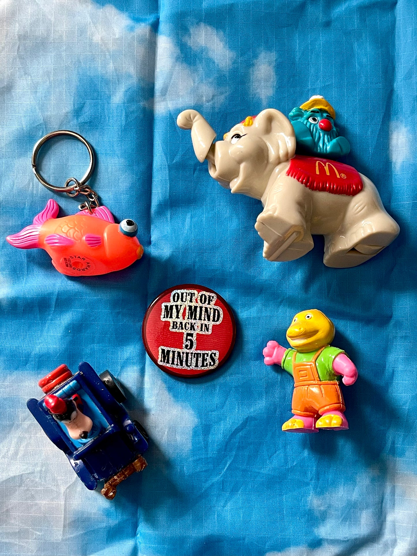 Vintage Junk Drawer Trinkets Bag