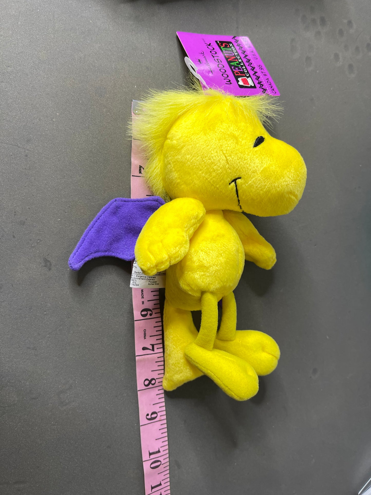 2000s Woodstock Purple Bat Wings Mini Plush