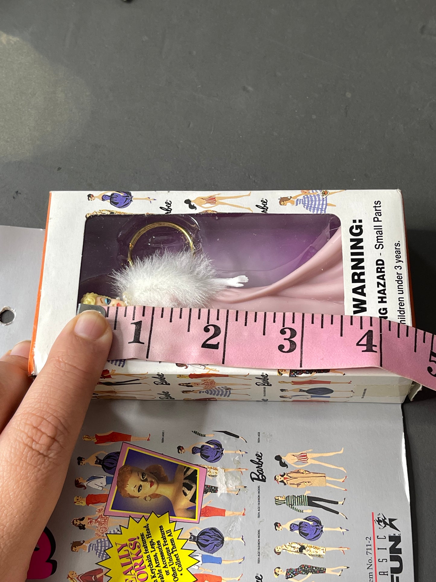 Vintage Enchanted Evening Barbie Deadstock Keychain