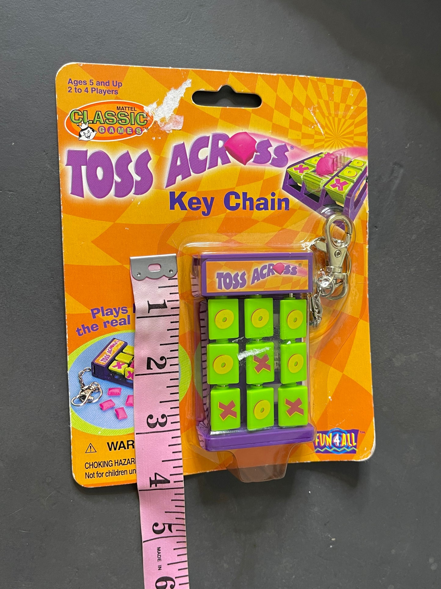 2000's Toss Across mini game keychain