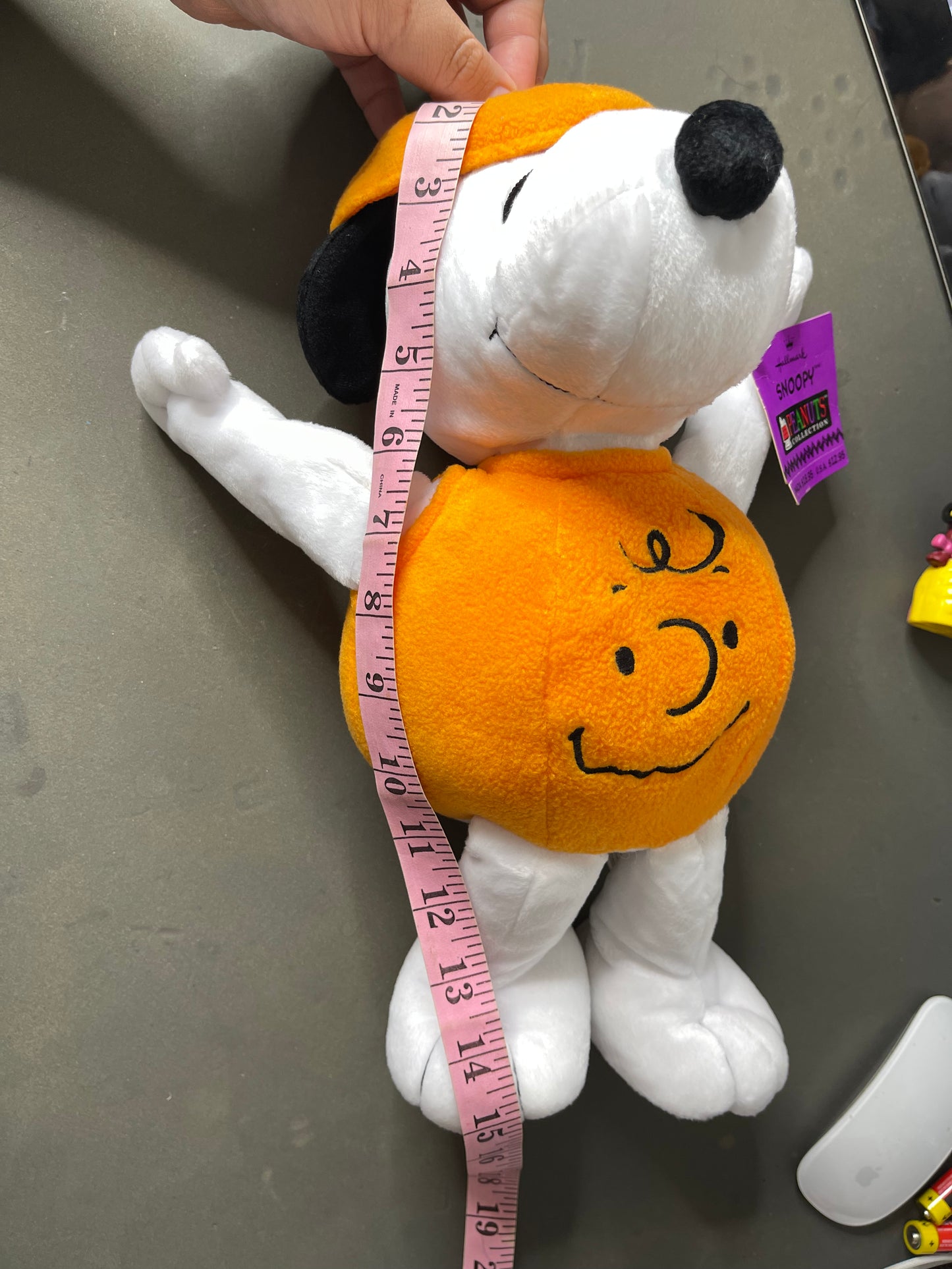 2000s Snoopy As Pumpkin Hallmark Plush