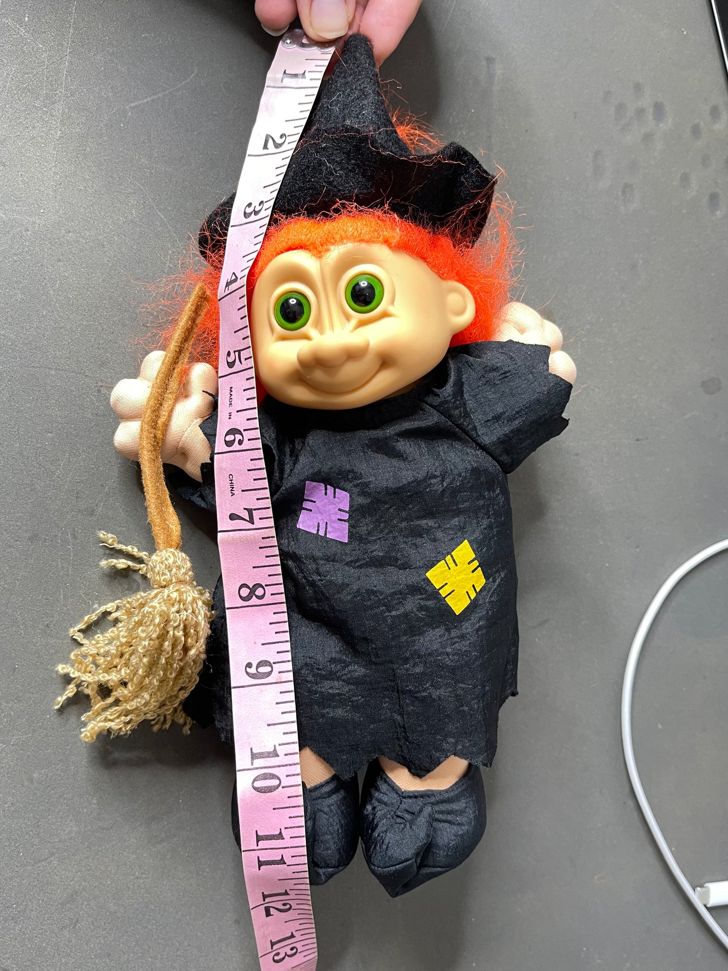 Vintage Halloween Witch Wee Troll Kidz