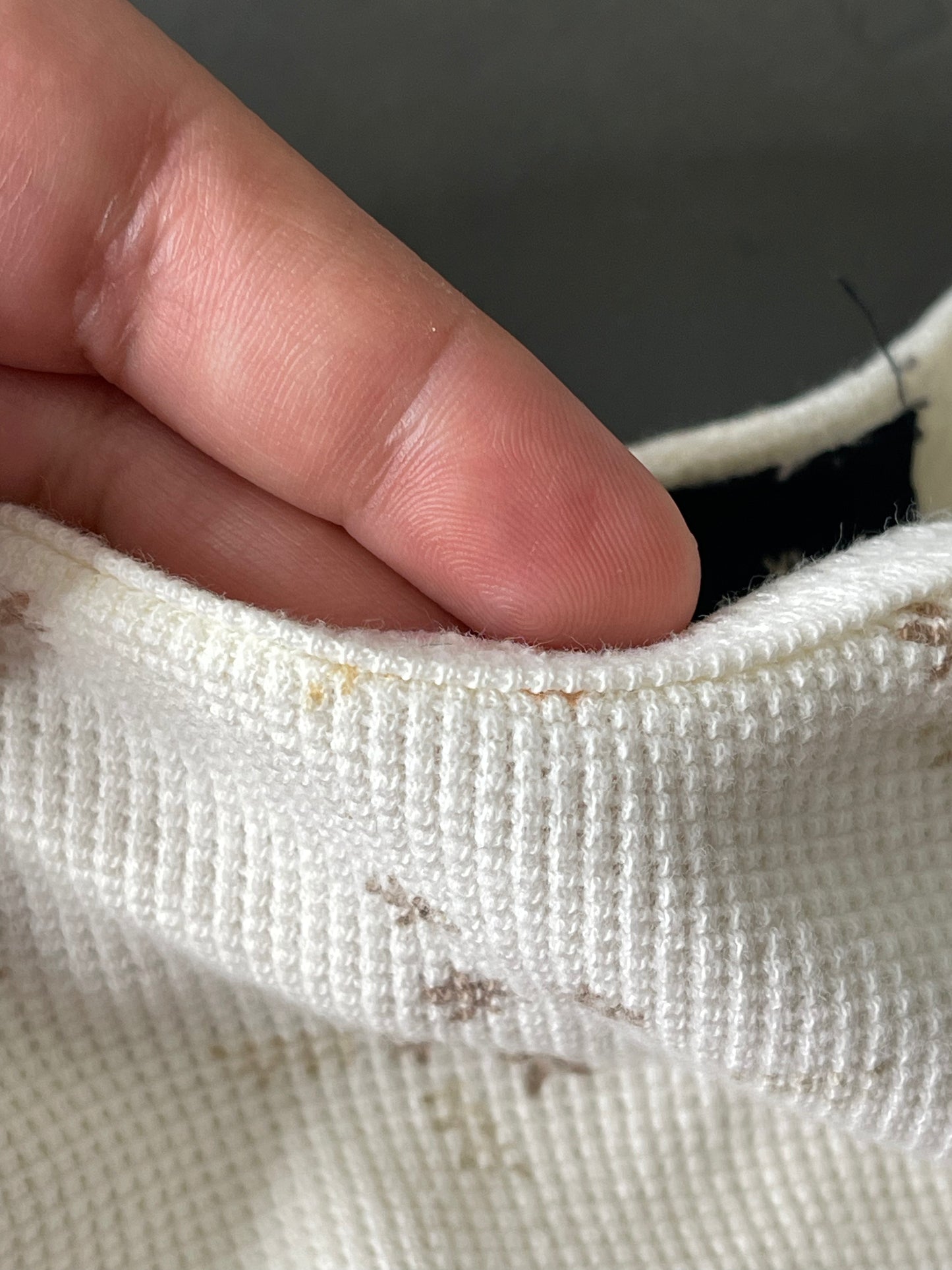 2000s floral cream waffle knit long sleeve sz XL