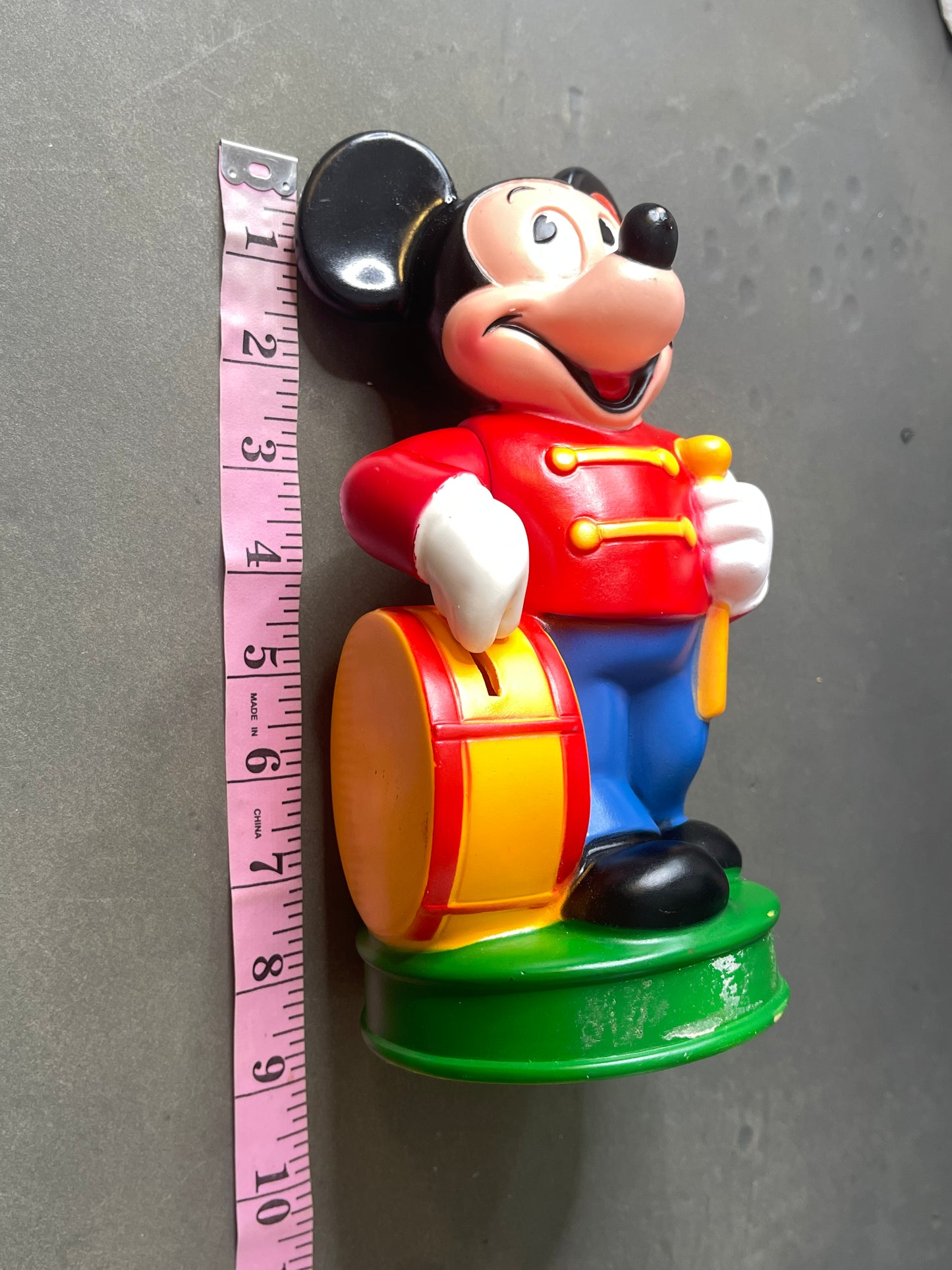 Vintage Mickey Mouse Marching Band Coin Bank