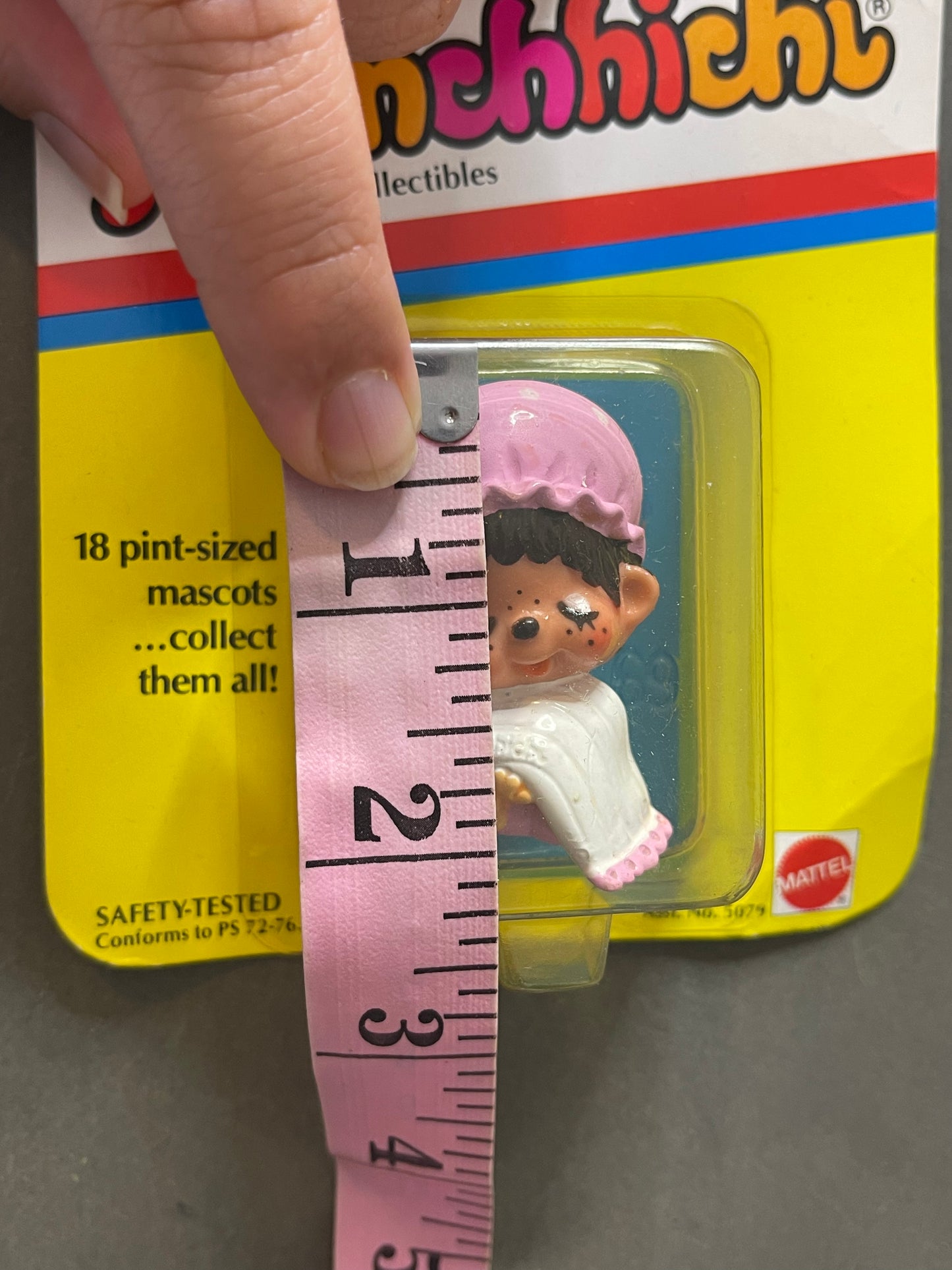 Vintage 80s Deadstock Monchhichi Collectible Trinket (Cuddler)
