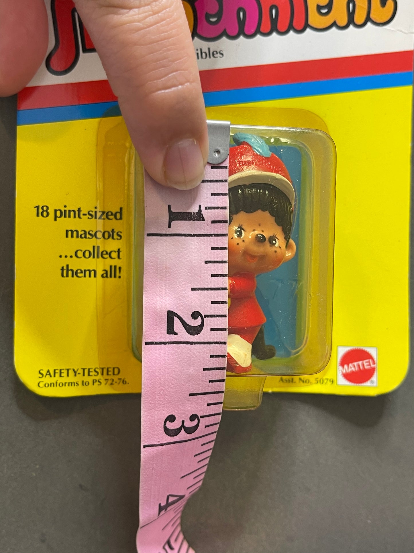 Vintage 80s Deadstock Monchhichi Collectible Trinket (Cymbalist)