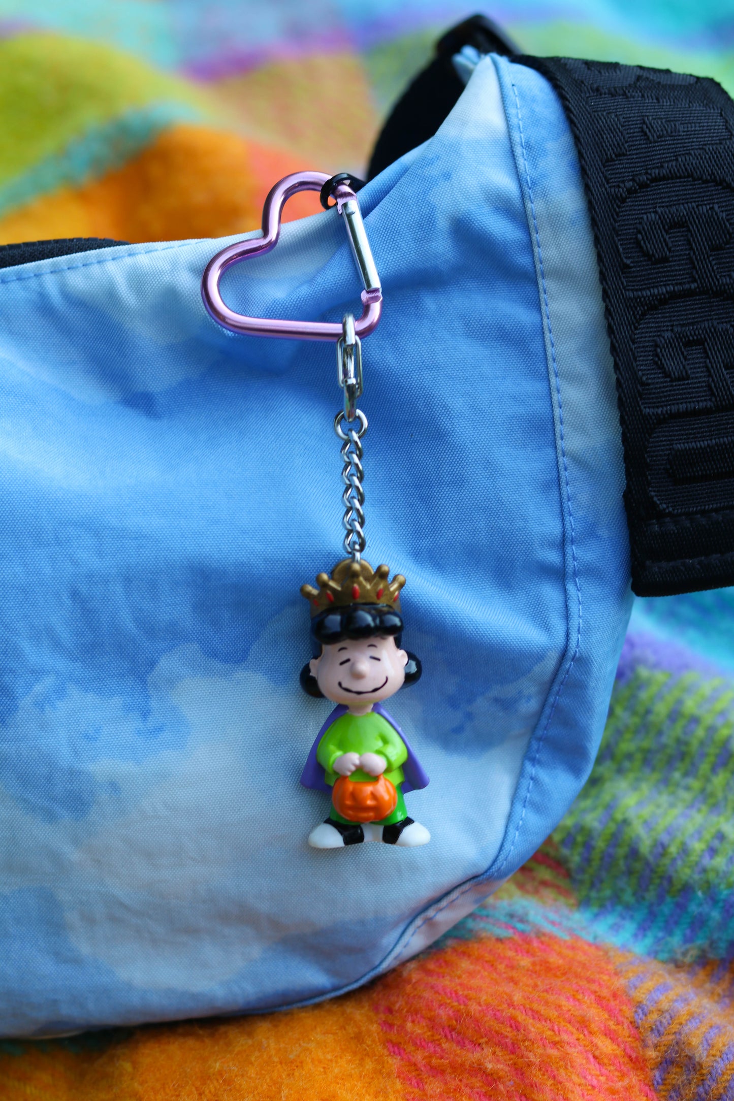 Vintage Halloween Pumpkin Queen Lucy keychain