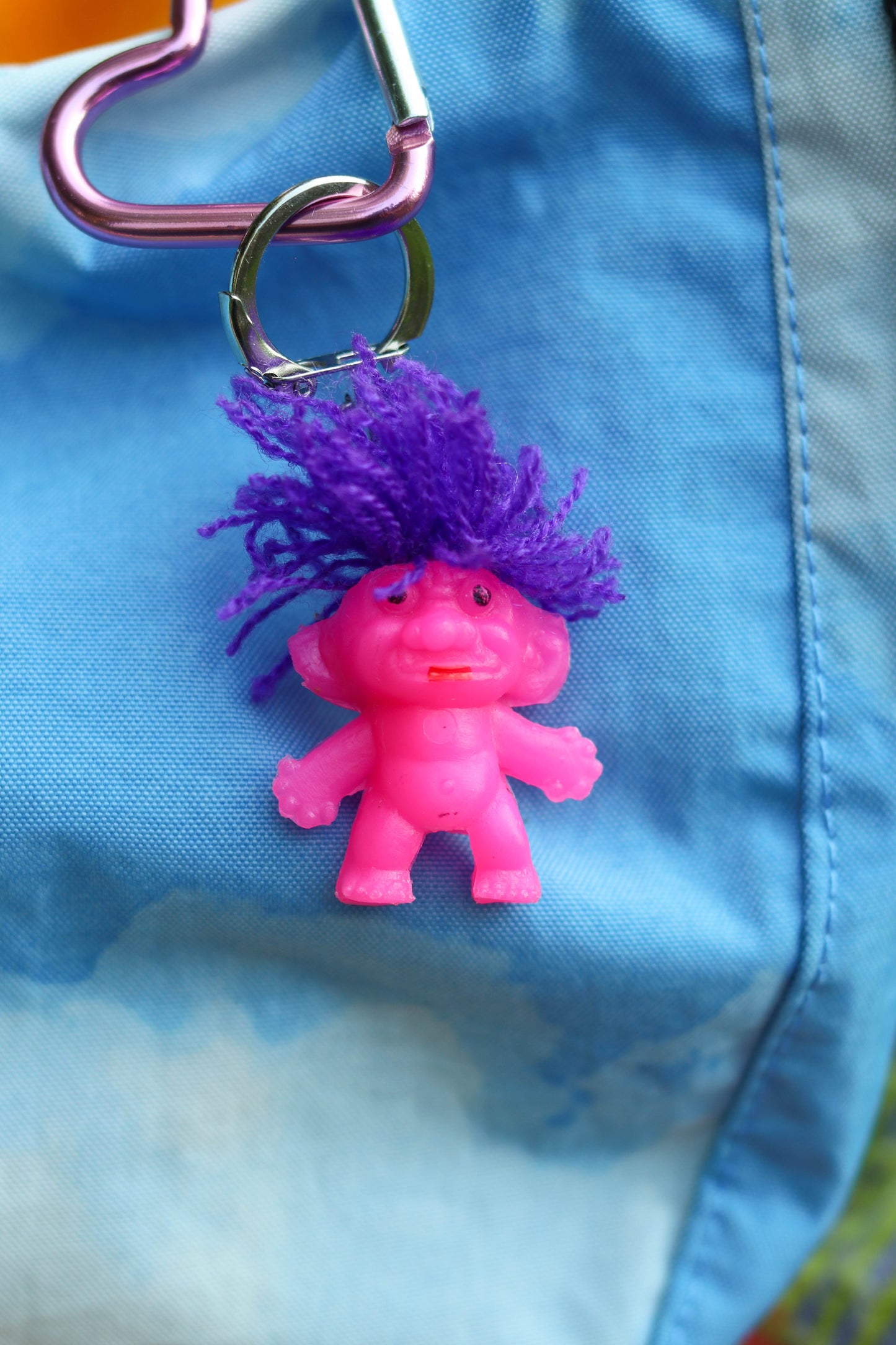 Vintage Vending Machine Mini Troll Keychain