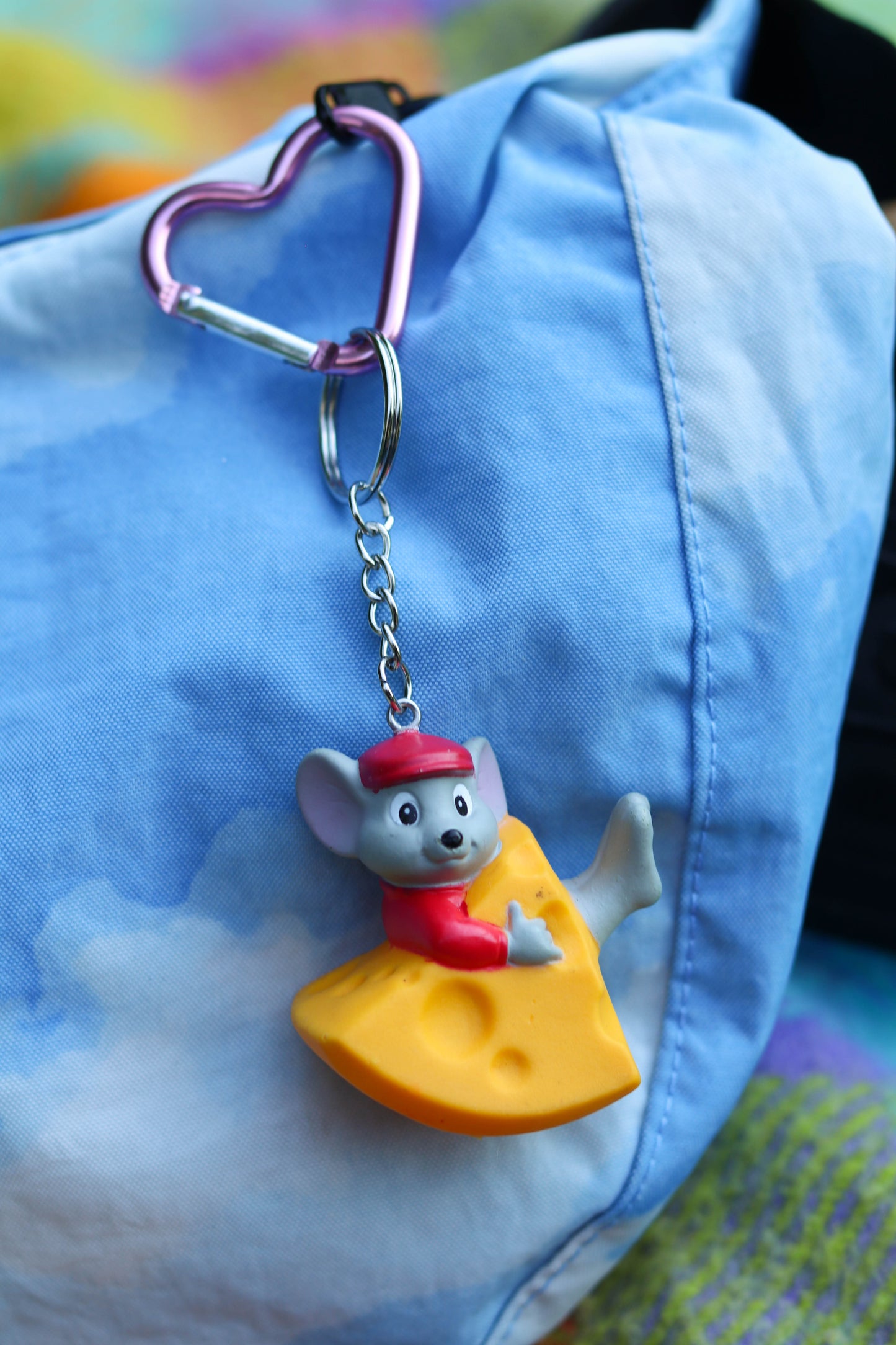 Vintage Rubber Upcycled Nostalgia Keychains #2