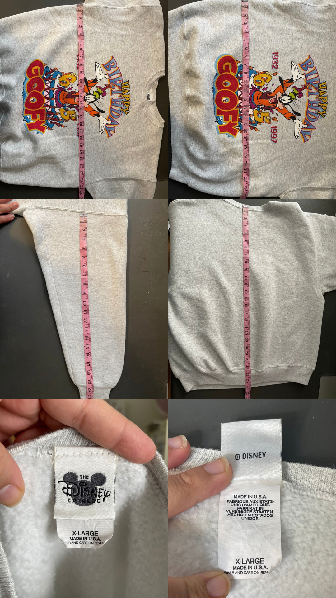 90's Goofy crewneck sweater sz XL