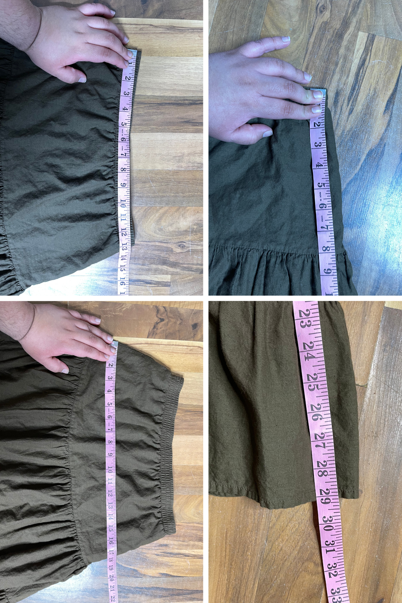 2000s Chocolate Brown Tiered Midi - Maxi Skirt Sz S