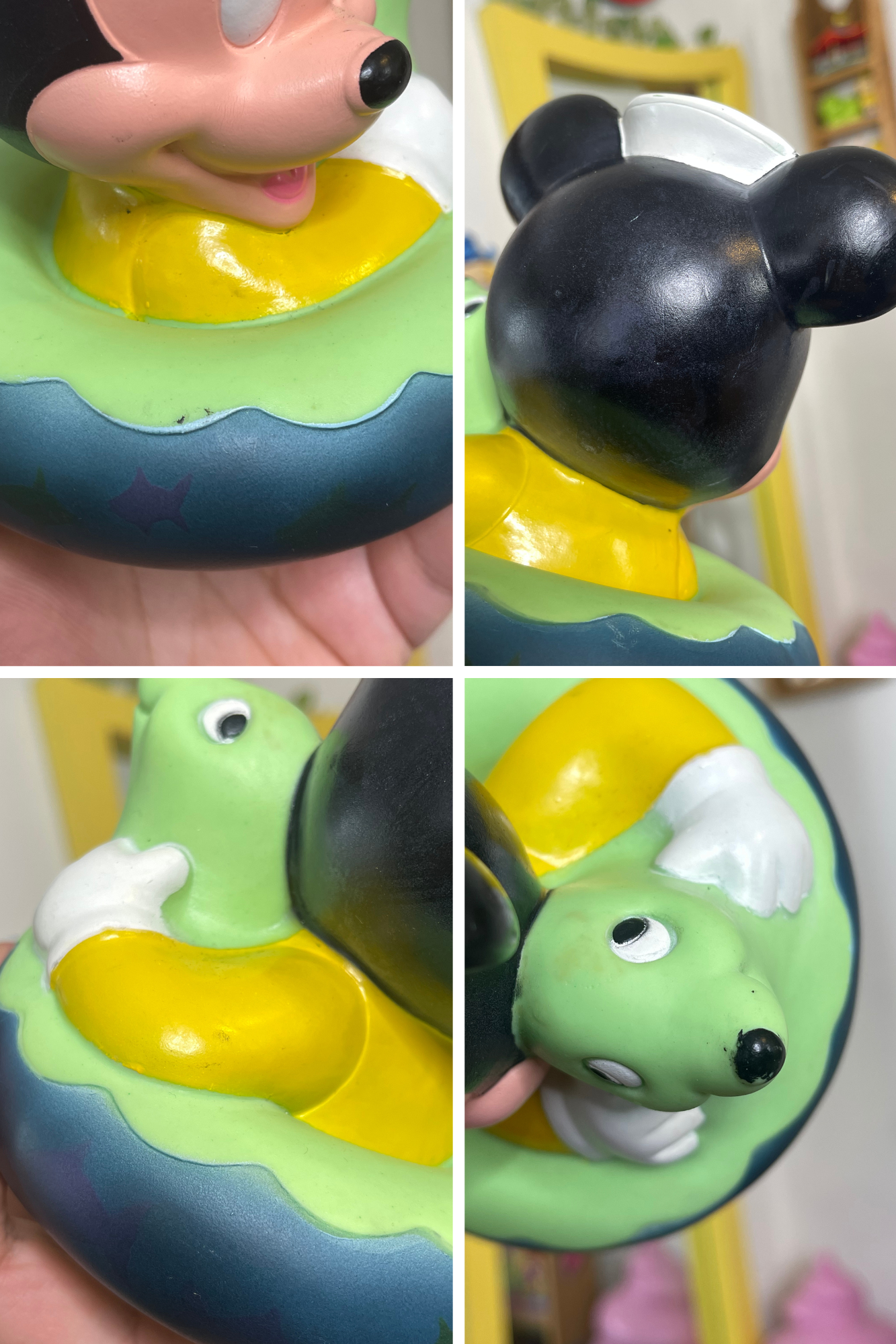 Vintage Baby Mickey Mouse Float Seal Squeaker