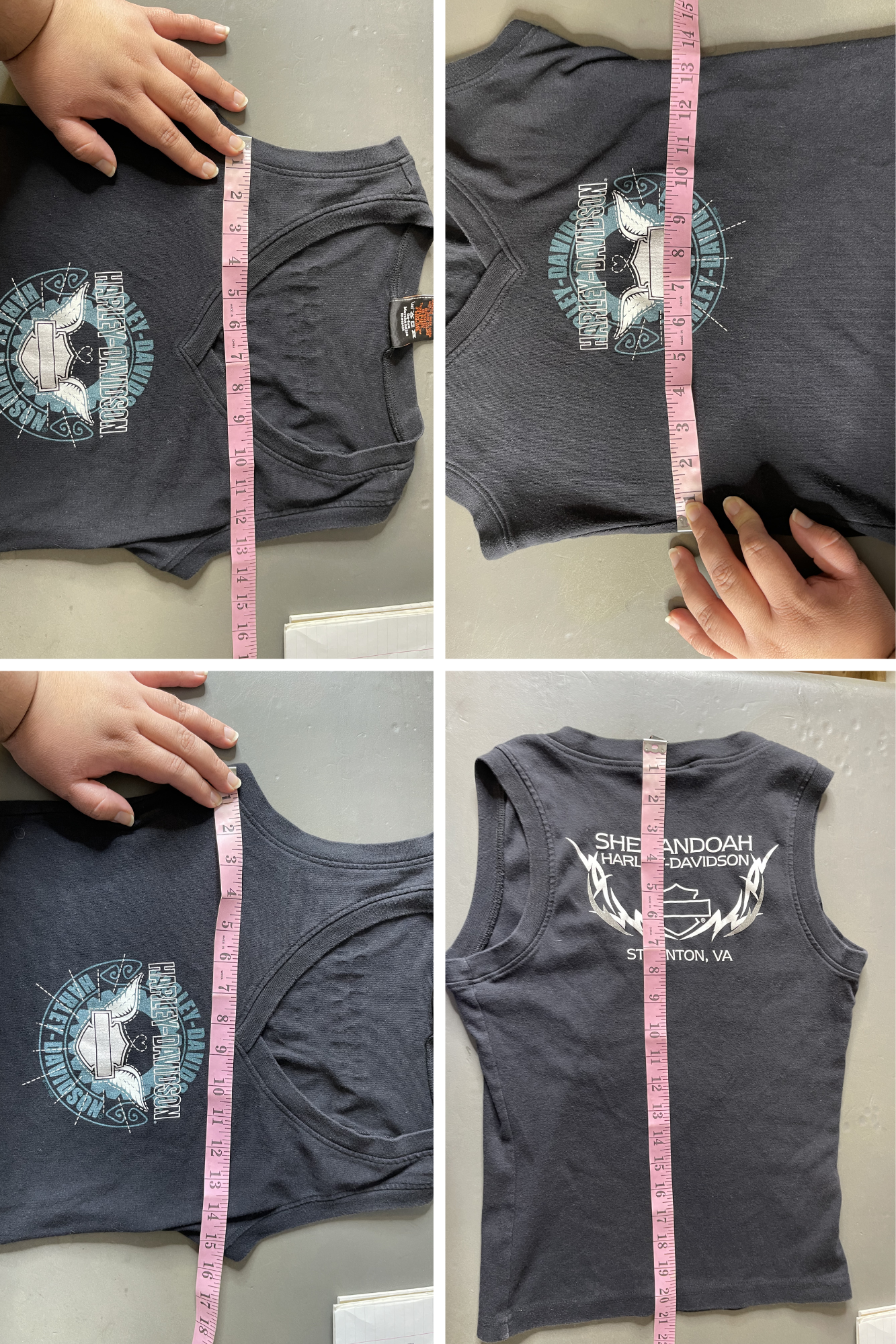 2000s Harley Davidson Angel Wings Tank Top Sz M